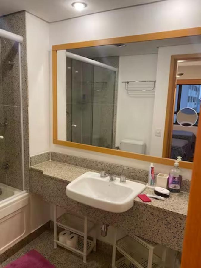 Apart Com Sacada E Piscina Sao Paulo Bagian luar foto