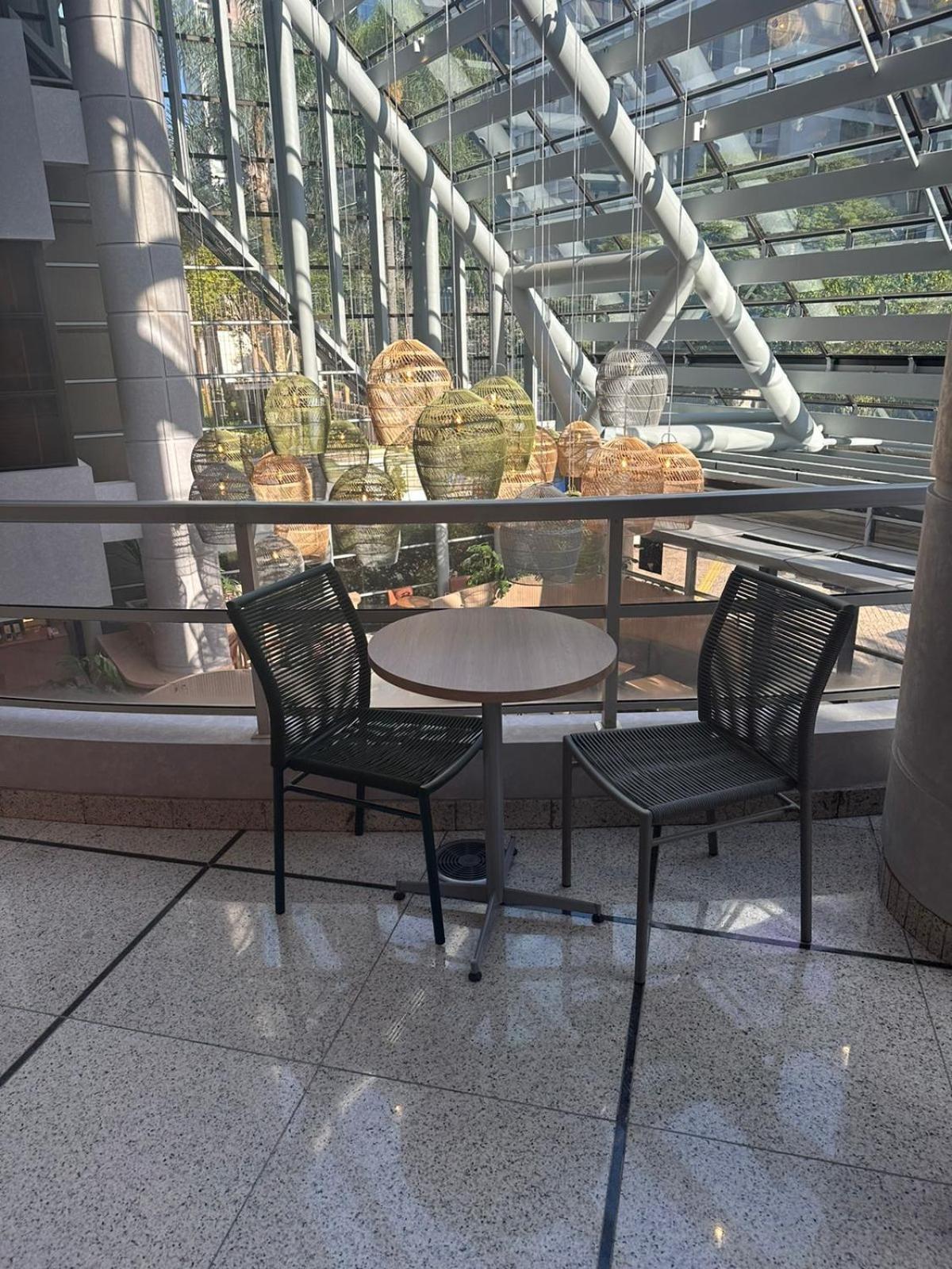 Apart Com Sacada E Piscina Sao Paulo Bagian luar foto